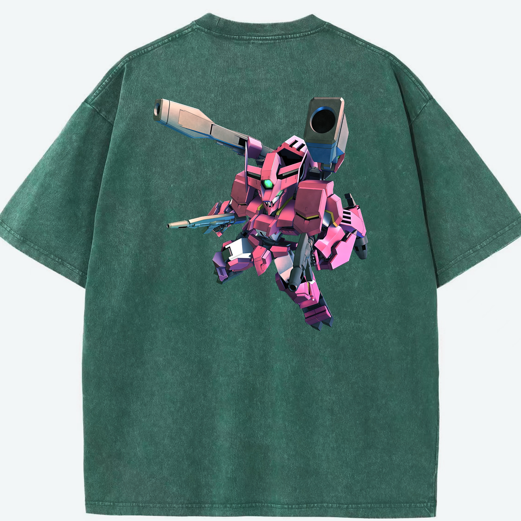 （画像用） 機動戦士ガンダム Mobile Suit Gundam 綿100% ヴィンテージ風 半袖Tシャツ（背面プリント）